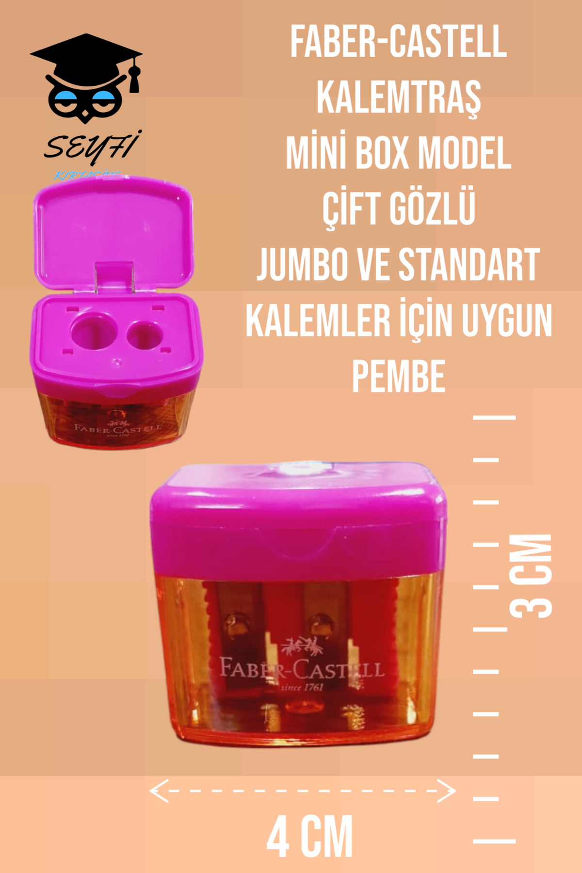 تراش مداد فابر کاستل – ۱ عدد، مدل‌های متنوع