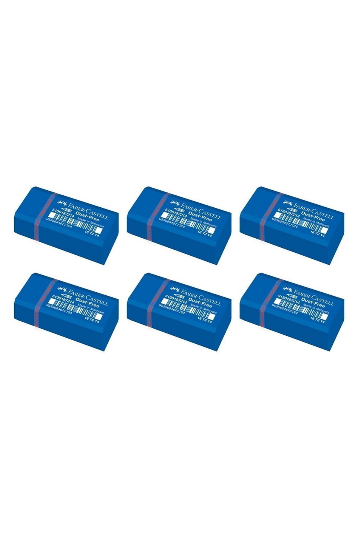 پاک‌کن امتحانی مینی فابر کاستل (بسته ۶ عددی)
